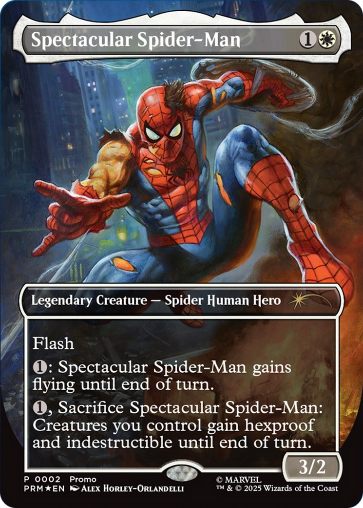 Spectacular Spider-Man (Borderless) [Media Promos] | Card Merchant Takapuna