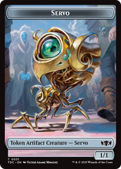 Servo // Warrior Double-Sided Token [Tarkir: Dragonstorm Commander Tokens] | Card Merchant Takapuna