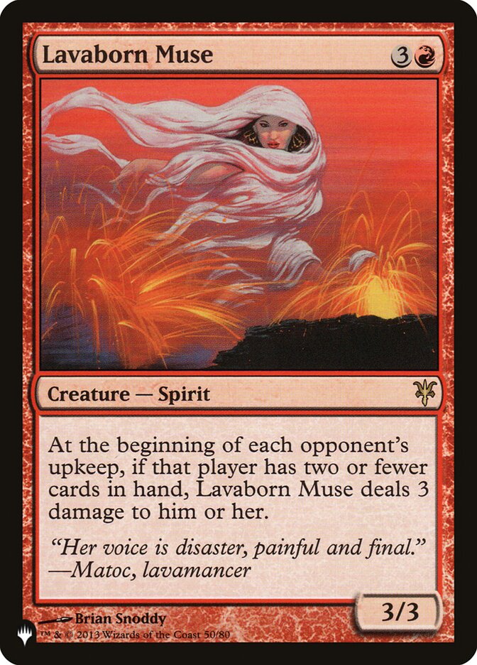 Lavaborn Muse [The List] | Card Merchant Takapuna