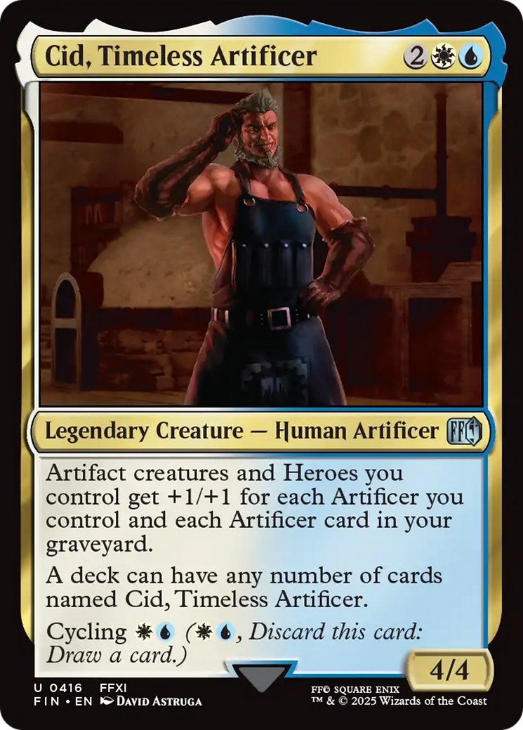 Cid, Timeless Artificer (0416) [FINAL FANTASY] | Card Merchant Takapuna