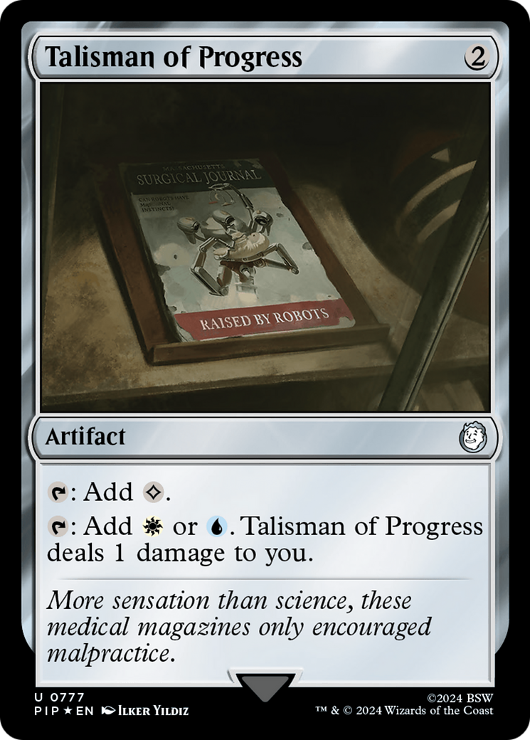Talisman of Progress (Surge Foil) [Fallout] | Card Merchant Takapuna
