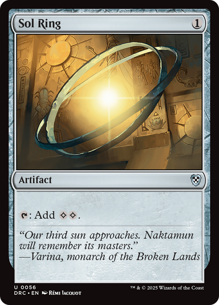 Sol Ring (0056) [Aetherdrift Commander] | Card Merchant Takapuna