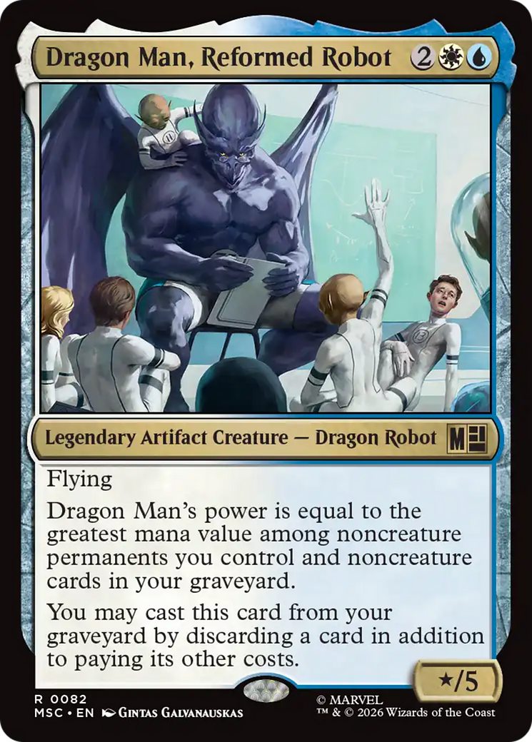 Dragon Man, Reformed Robot (Surge Foil) [Marvel Super Heroes Commander] | Card Merchant Takapuna