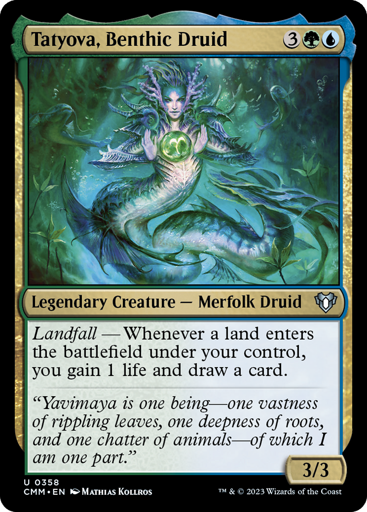 Tatyova, Benthic Druid [Commander Masters] | Card Merchant Takapuna