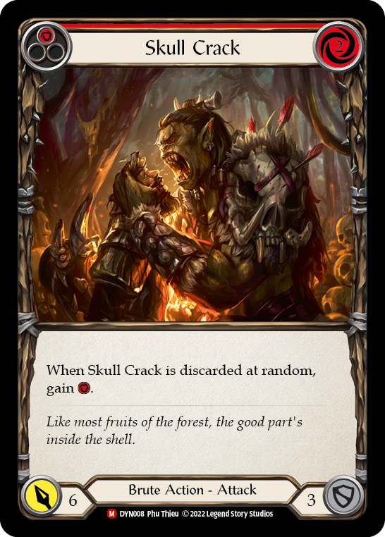 Skull Crack [DYN008] (Dynasty)  Rainbow Foil | Card Merchant Takapuna