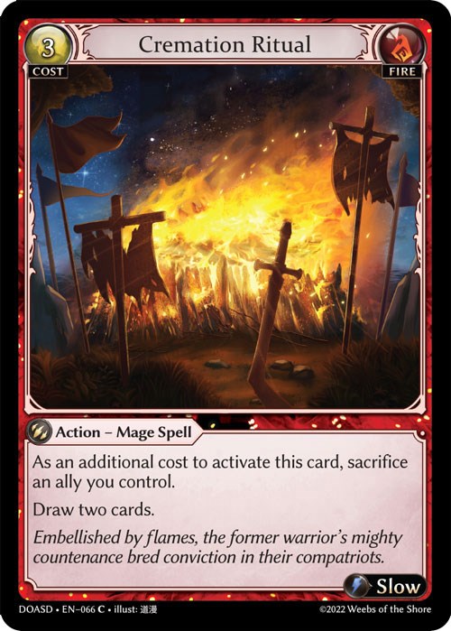Cremation Ritual (066) [Dawn of Ashes: Starter Decks] | Card Merchant Takapuna