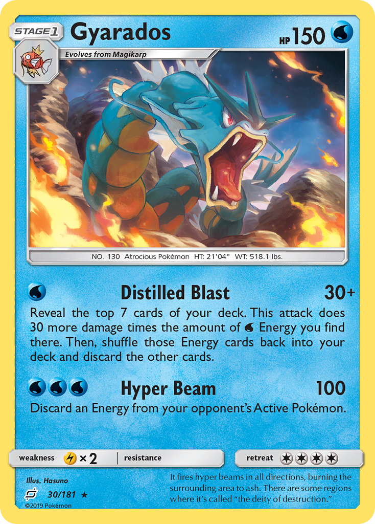 Gyarados (30/181) [Sun & Moon: Team Up] | Card Merchant Takapuna