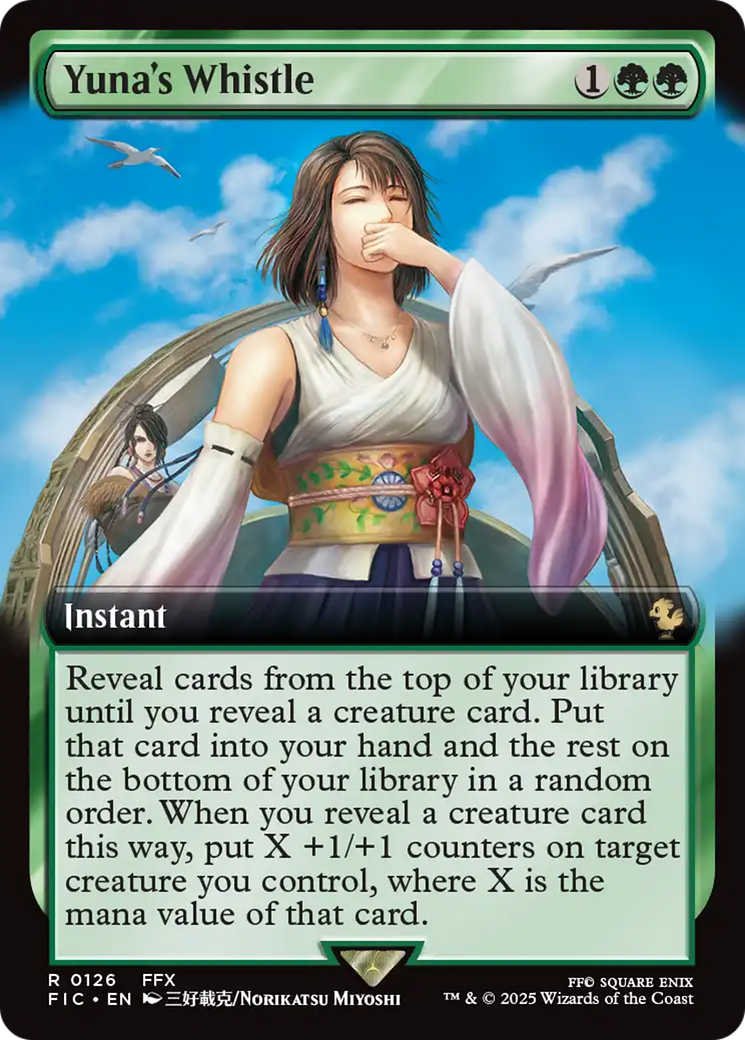 Yuna's Whistle (Extended Art) [FINAL FANTASY Commander] | Card Merchant Takapuna