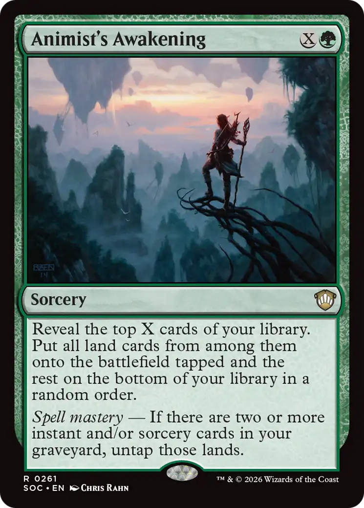 Animist's Awakening [Secrets of Strixhaven Commander] | Card Merchant Takapuna