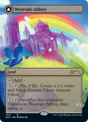 Westvale Abbey // Ormendahl, Profane Prince (Display Commander) (Borderless) [Secret Lair: From Cute to Brute] | Card Merchant Takapuna