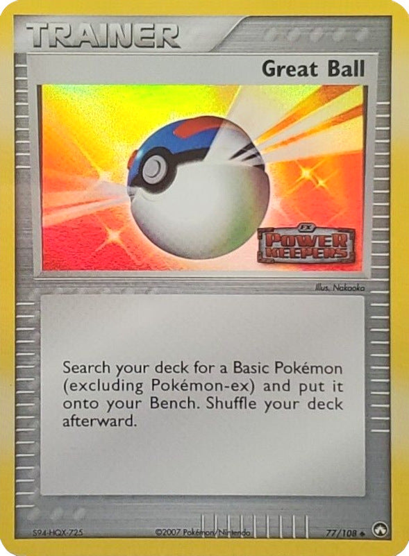 Great Ball (77/108) (Stamped) [EX: Power Keepers] | Card Merchant Takapuna