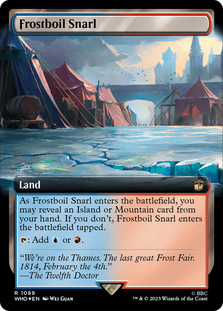 Frostboil Snarl (Extended Art) (Surge Foil) [Doctor Who] | Card Merchant Takapuna