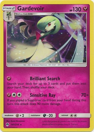 Gardevoir (141/214) (Cosmos Holo) [Sun & Moon: Lost Thunder] | Card Merchant Takapuna