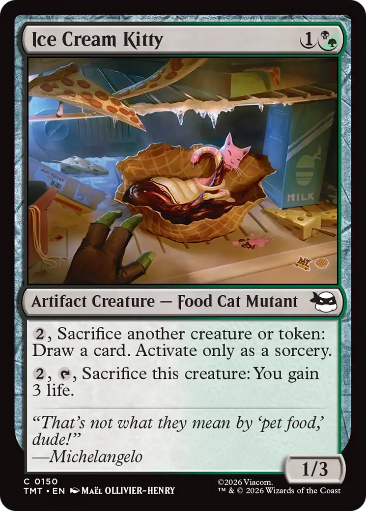 Ice Cream Kitty [Teenage Mutant Ninja Turtles] | Card Merchant Takapuna
