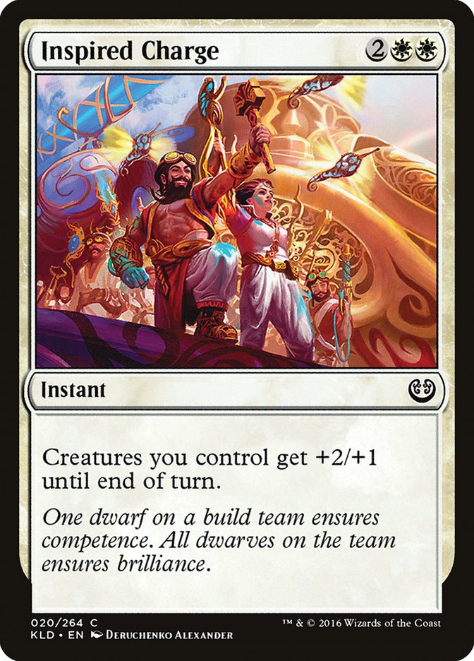 Inspired Charge [Kaladesh] | Card Merchant Takapuna