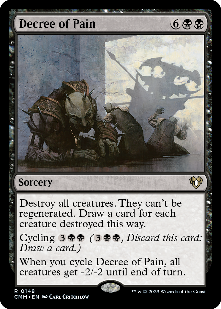 Decree of Pain [Commander Masters] | Card Merchant Takapuna