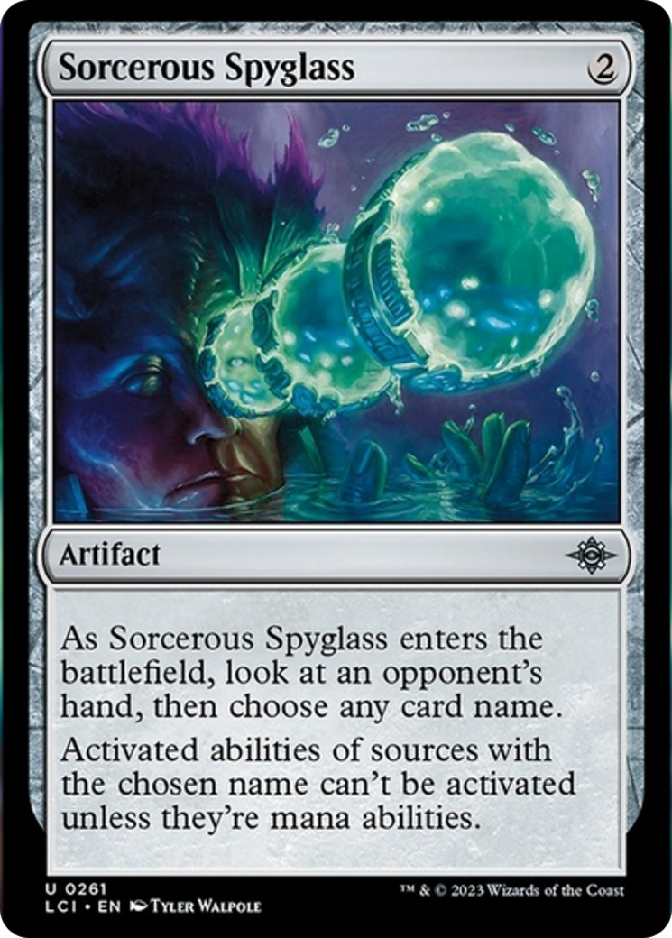 Sorcerous Spyglass [The Lost Caverns of Ixalan] | Card Merchant Takapuna