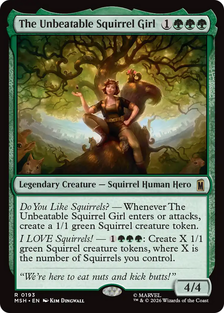 The Unbeatable Squirrel Girl [Marvel Super Heroes] | Card Merchant Takapuna