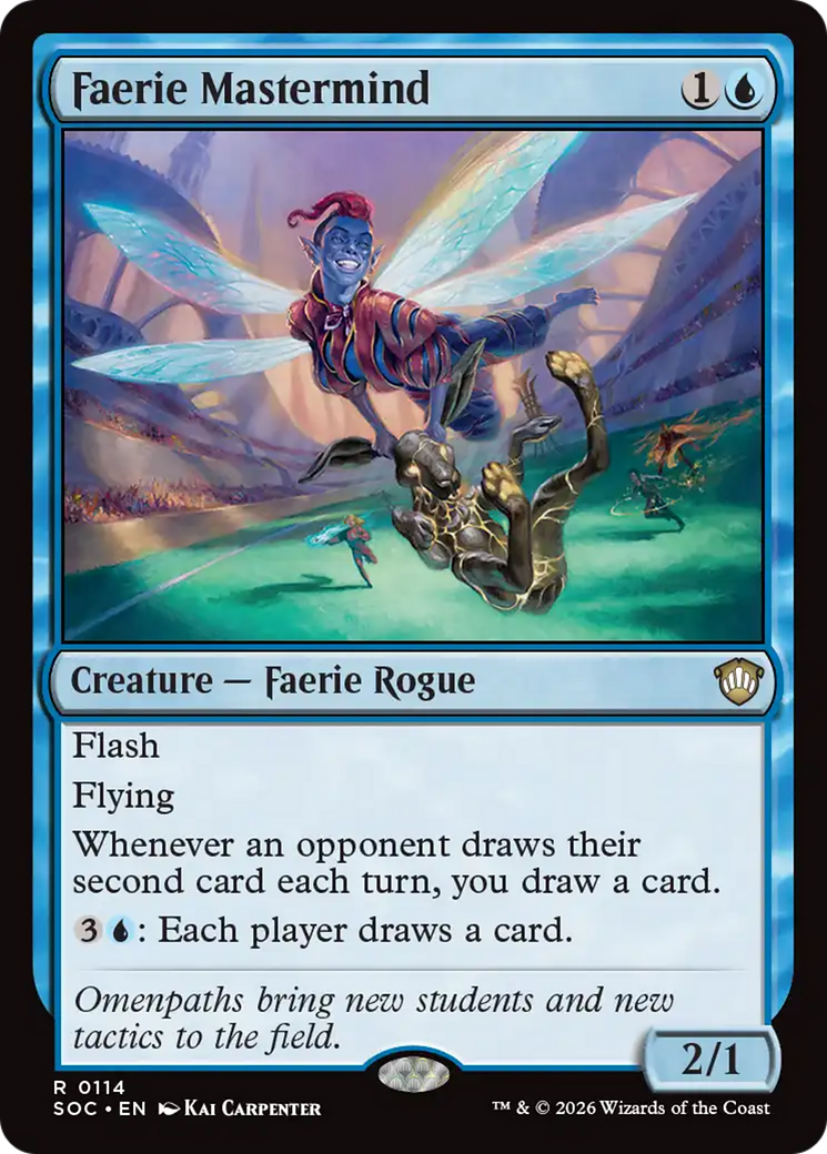 Faerie Mastermind [Secrets of Strixhaven Commander] | Card Merchant Takapuna