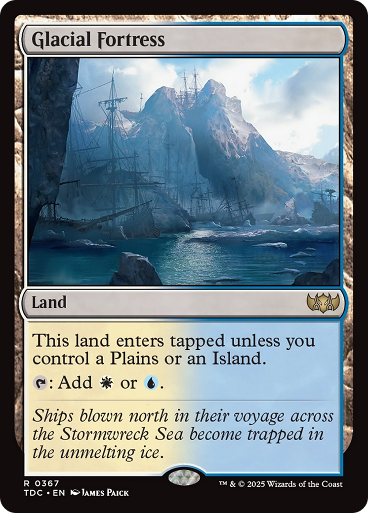 Glacial Fortress [Tarkir: Dragonstorm Commander] | Card Merchant Takapuna