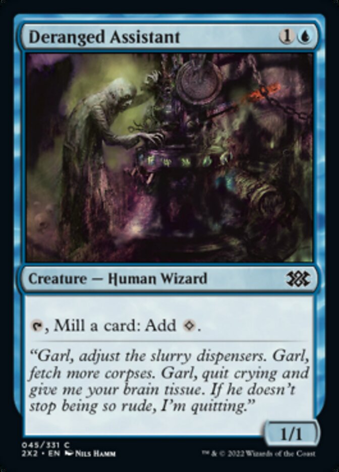Deranged Assistant [Double Masters 2022] | Card Merchant Takapuna