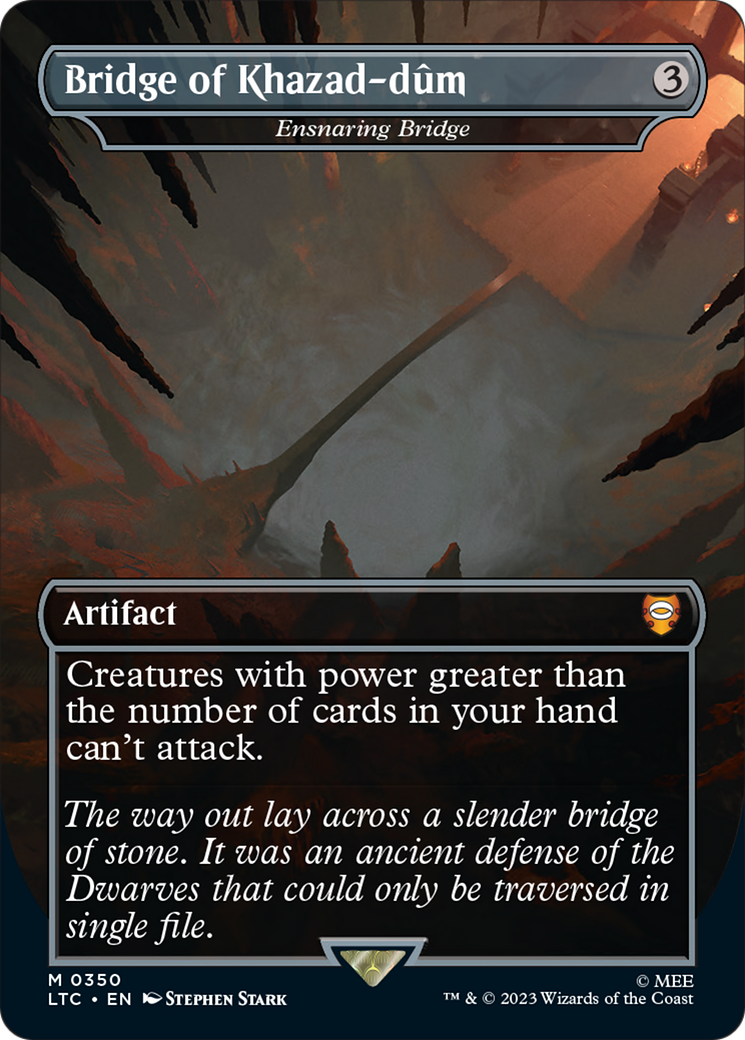 Bridge of Khazad-dum - Ensnaring Bridge [The Lord of the Rings: Tales of Middle-Earth Commander] | Card Merchant Takapuna