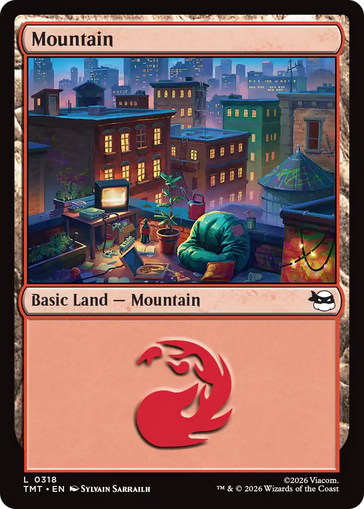 Mountain (0318) [Teenage Mutant Ninja Turtles] | Card Merchant Takapuna