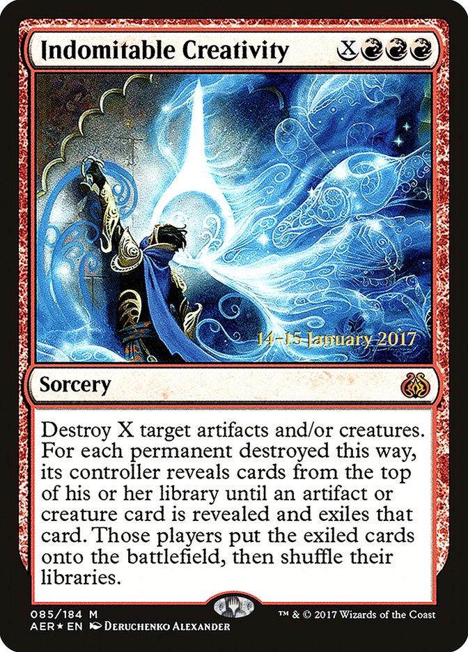 Indomitable Creativity [Aether Revolt Prerelease Promos] | Card Merchant Takapuna