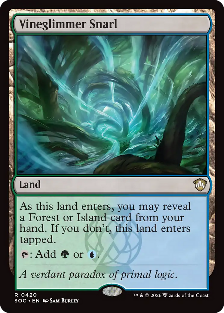 Vineglimmer Snarl [Secrets of Strixhaven Commander] | Card Merchant Takapuna
