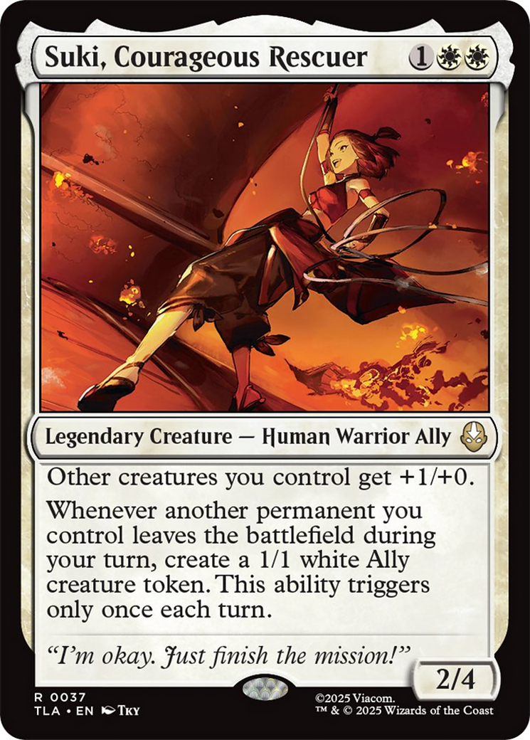 Suki, Courageous Rescuer [Avatar: The Last Airbender] | Card Merchant Takapuna