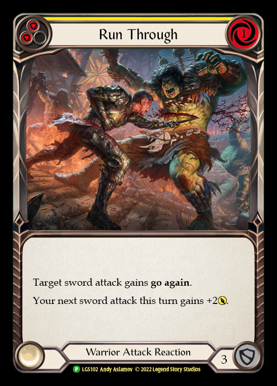 Run Through [LGS102] (Promo)  Rainbow Foil | Card Merchant Takapuna