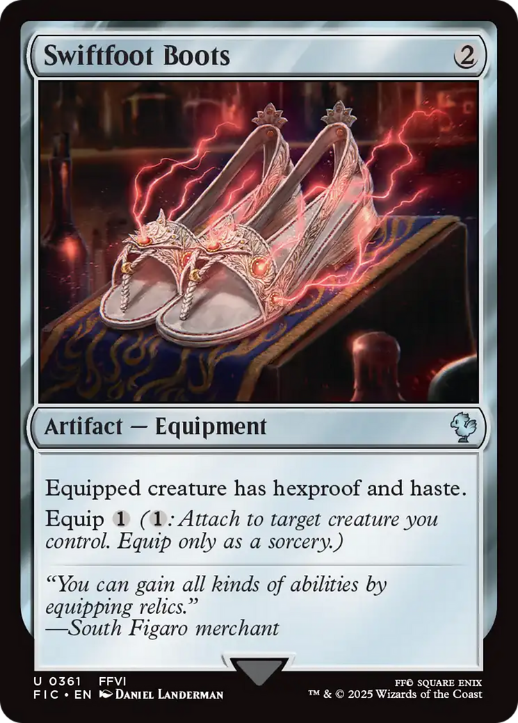 Swiftfoot Boots [FINAL FANTASY Commander] | Card Merchant Takapuna