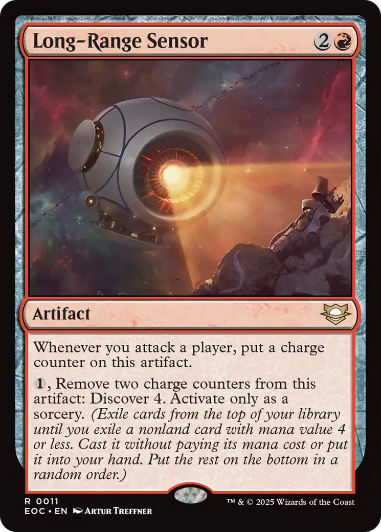 Long-Range Sensor [Edge of Eternities Commander] | Card Merchant Takapuna