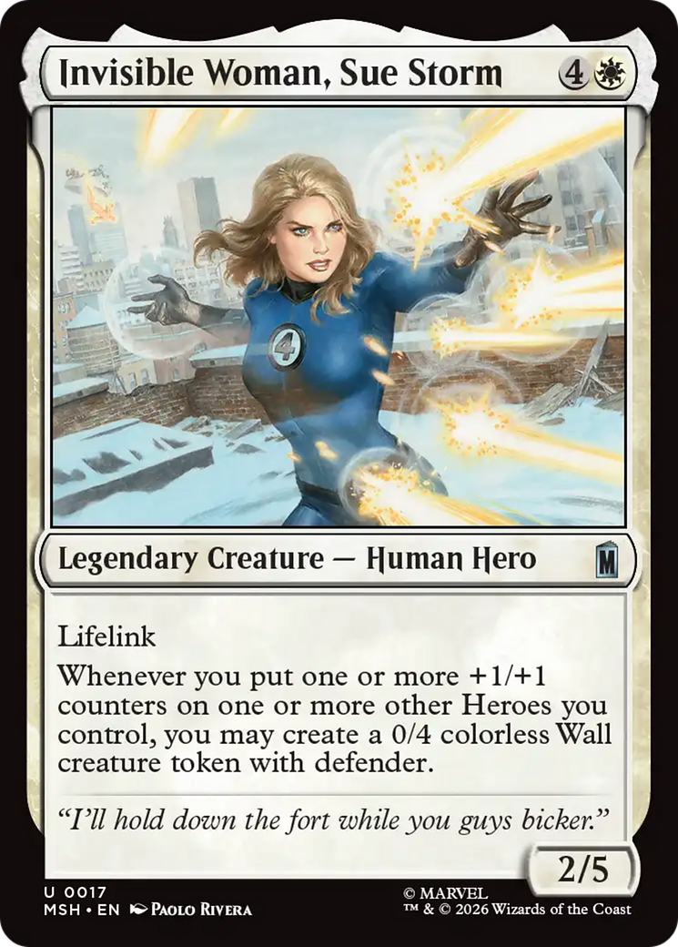 Invisible Woman, Sue Storm [Marvel Super Heroes] | Card Merchant Takapuna