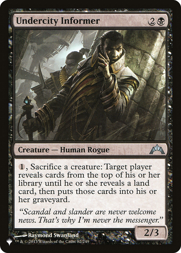 Undercity Informer [The List] | Card Merchant Takapuna