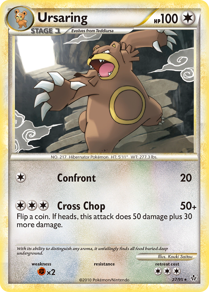 Ursaring (27/95) [HeartGold & SoulSilver: Unleashed] | Card Merchant Takapuna
