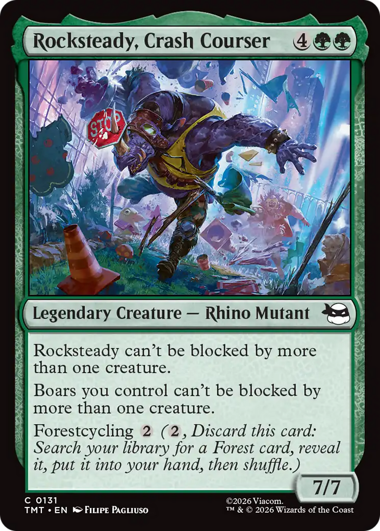 Rocksteady, Crash Courser [Teenage Mutant Ninja Turtles] | Card Merchant Takapuna