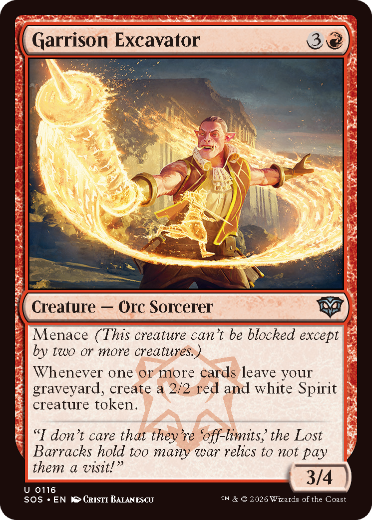 Garrison Excavator [Secrets of Strixhaven] | Card Merchant Takapuna