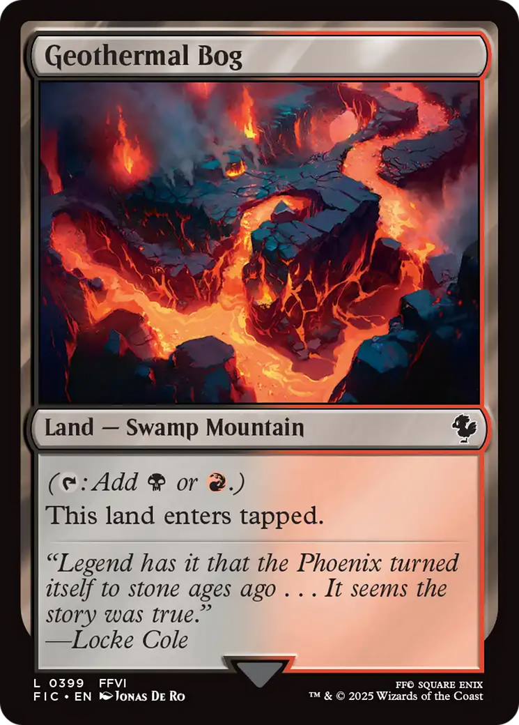 Geothermal Bog [FINAL FANTASY Commander] | Card Merchant Takapuna