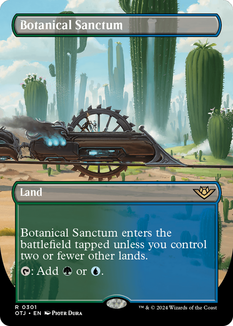 Botanical Sanctum (Borderless) [Outlaws of Thunder Junction] | Card Merchant Takapuna