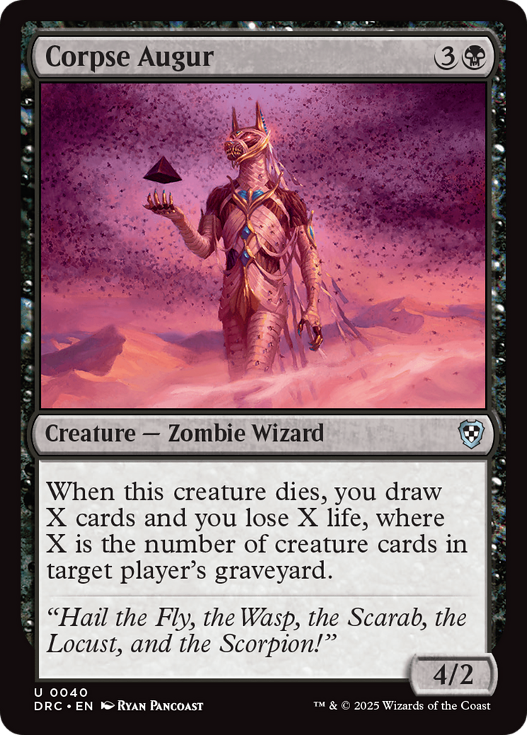 Corpse Augur [Aetherdrift Commander] | Card Merchant Takapuna