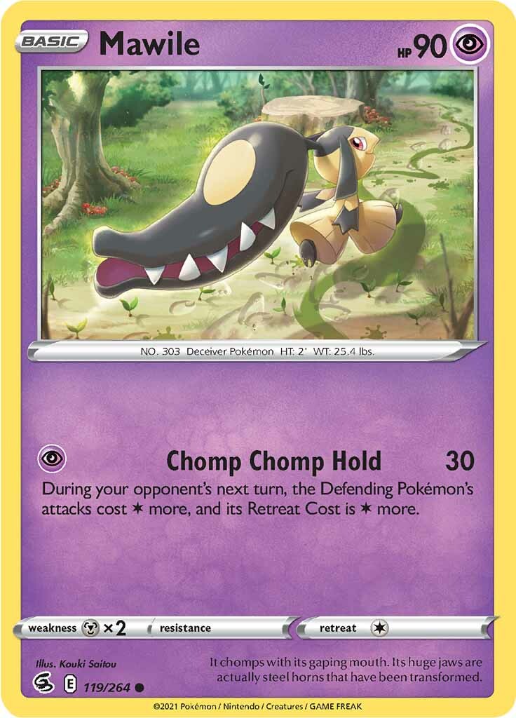 Mawile (119/264) [Sword & Shield: Fusion Strike] | Card Merchant Takapuna