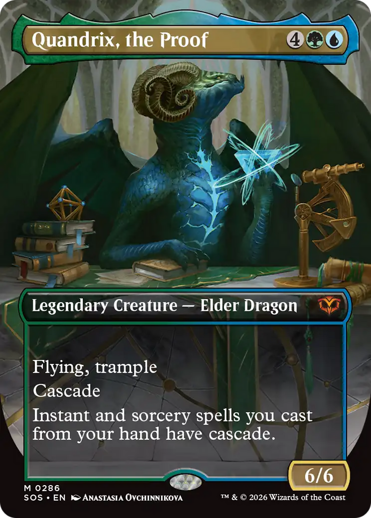 Quandrix, the Proof (Borderless) [Secrets of Strixhaven] | Card Merchant Takapuna