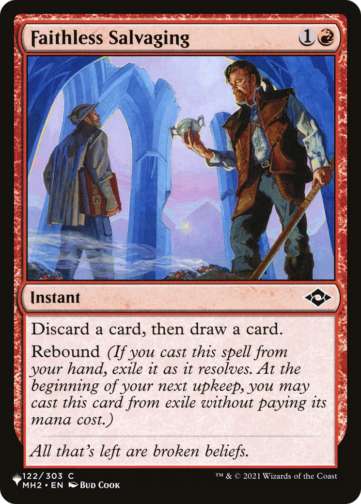 Faithless Salvaging [The List] | Card Merchant Takapuna