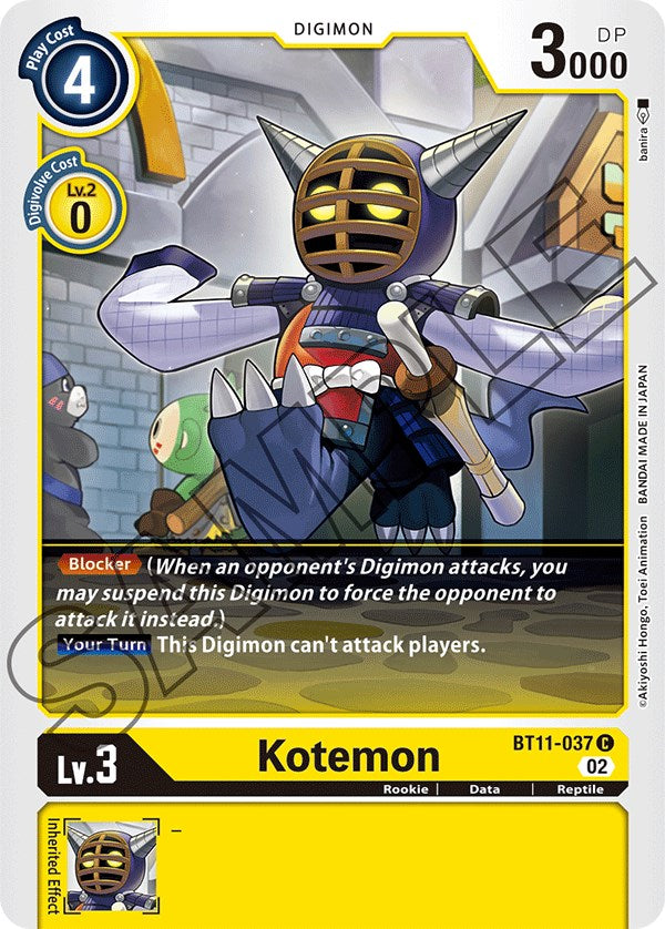 Kotemon [BT11-037] [Dimensional Phase] | Card Merchant Takapuna