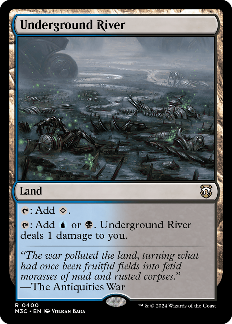 Underground River (Ripple Foil) [Modern Horizons 3 Commander] | Card Merchant Takapuna