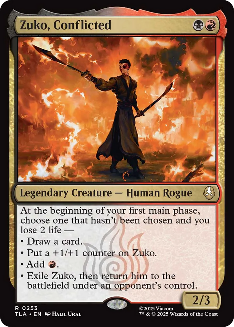 Zuko, Conflicted [Avatar: The Last Airbender] | Card Merchant Takapuna