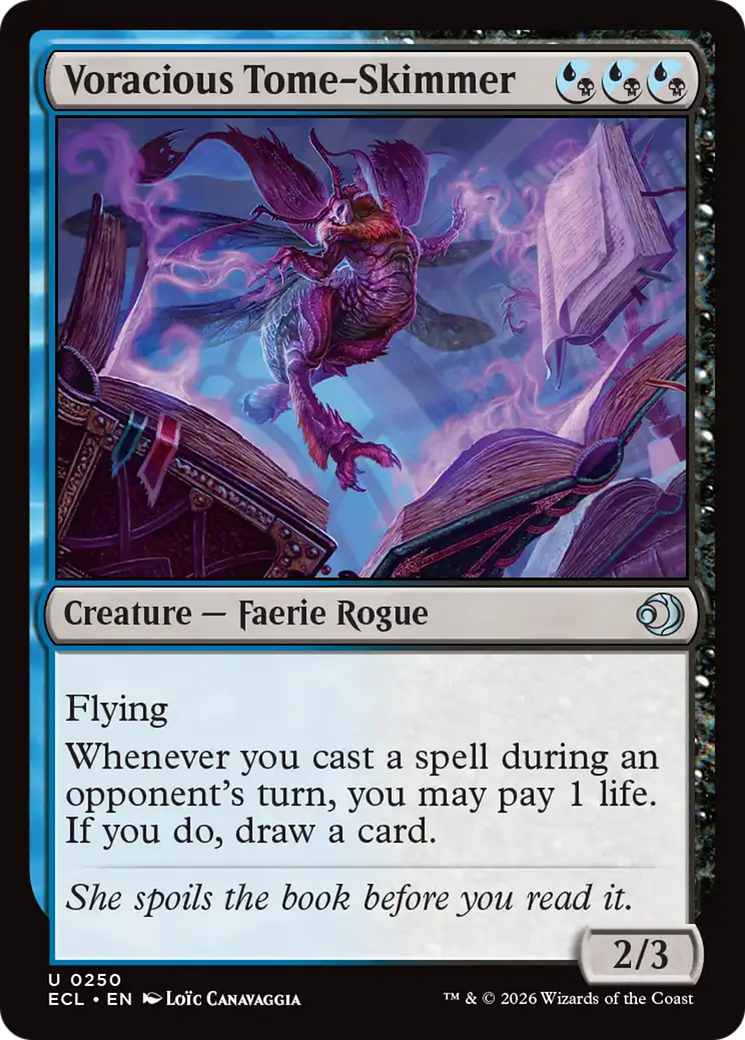 Voracious Tome-Skimmer [Lorwyn Eclipsed] | Card Merchant Takapuna