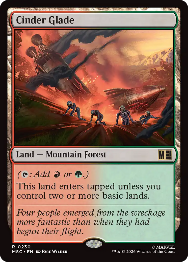 Cinder Glade [Marvel Super Heroes Commander] | Card Merchant Takapuna