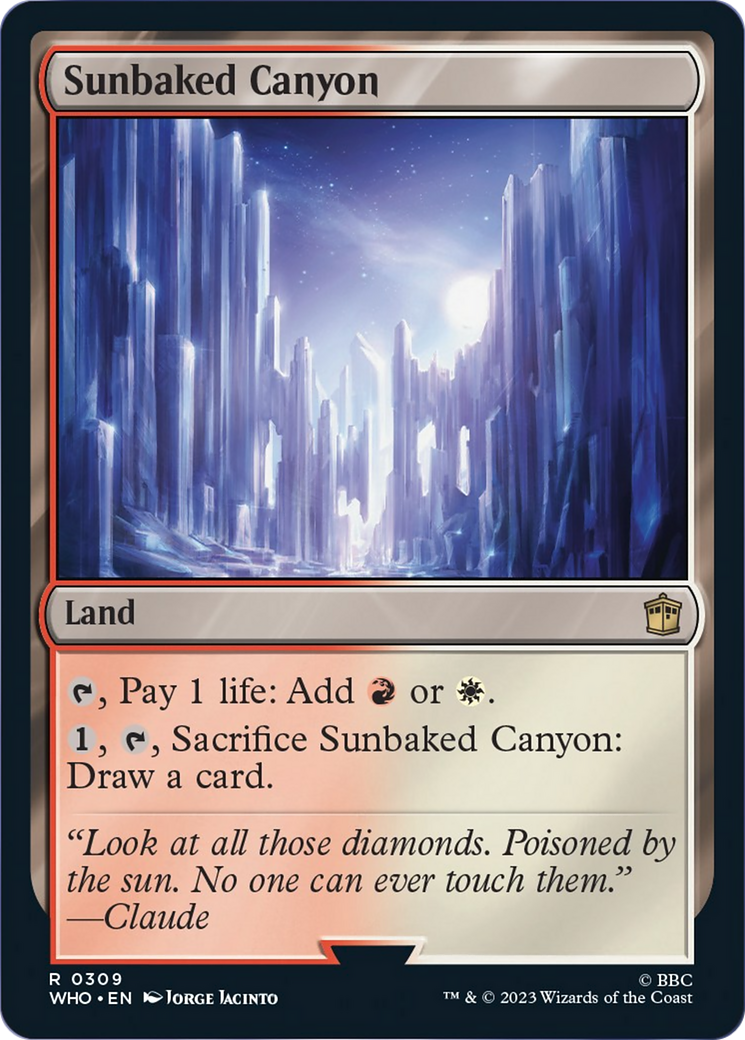 Sunbaked Canyon [Doctor Who] | Card Merchant Takapuna